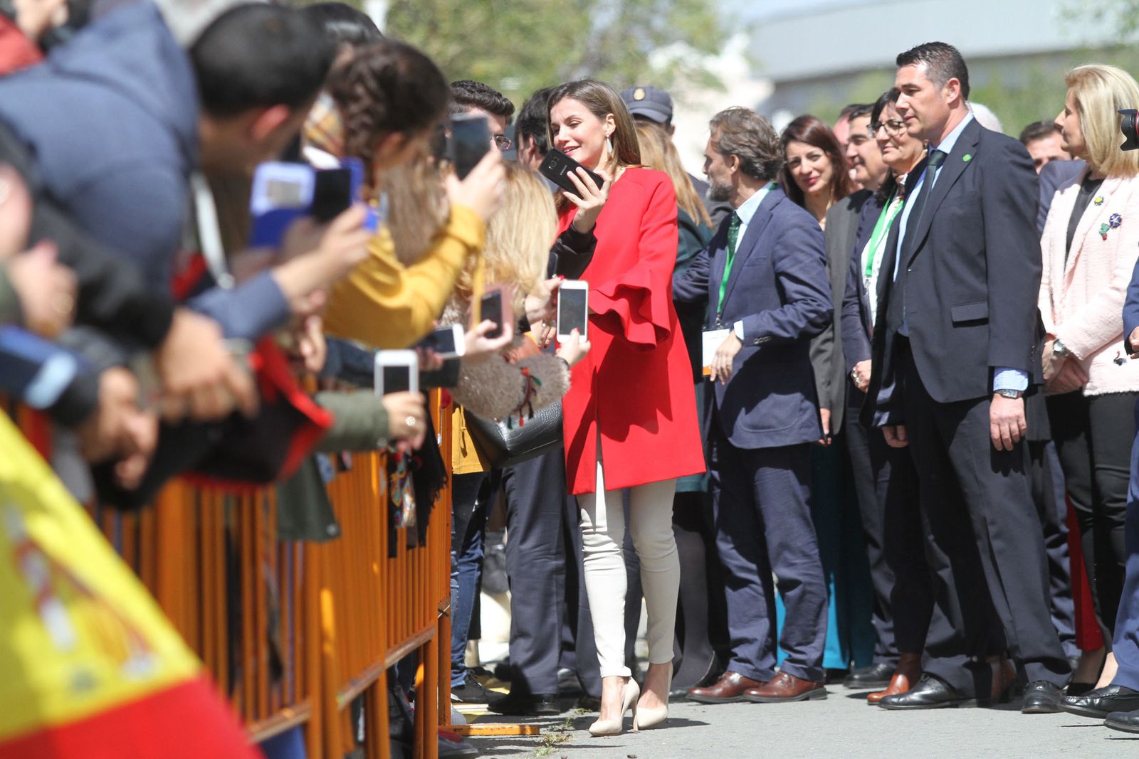 Imágenes de la visita de la reina Letizia a Huelva