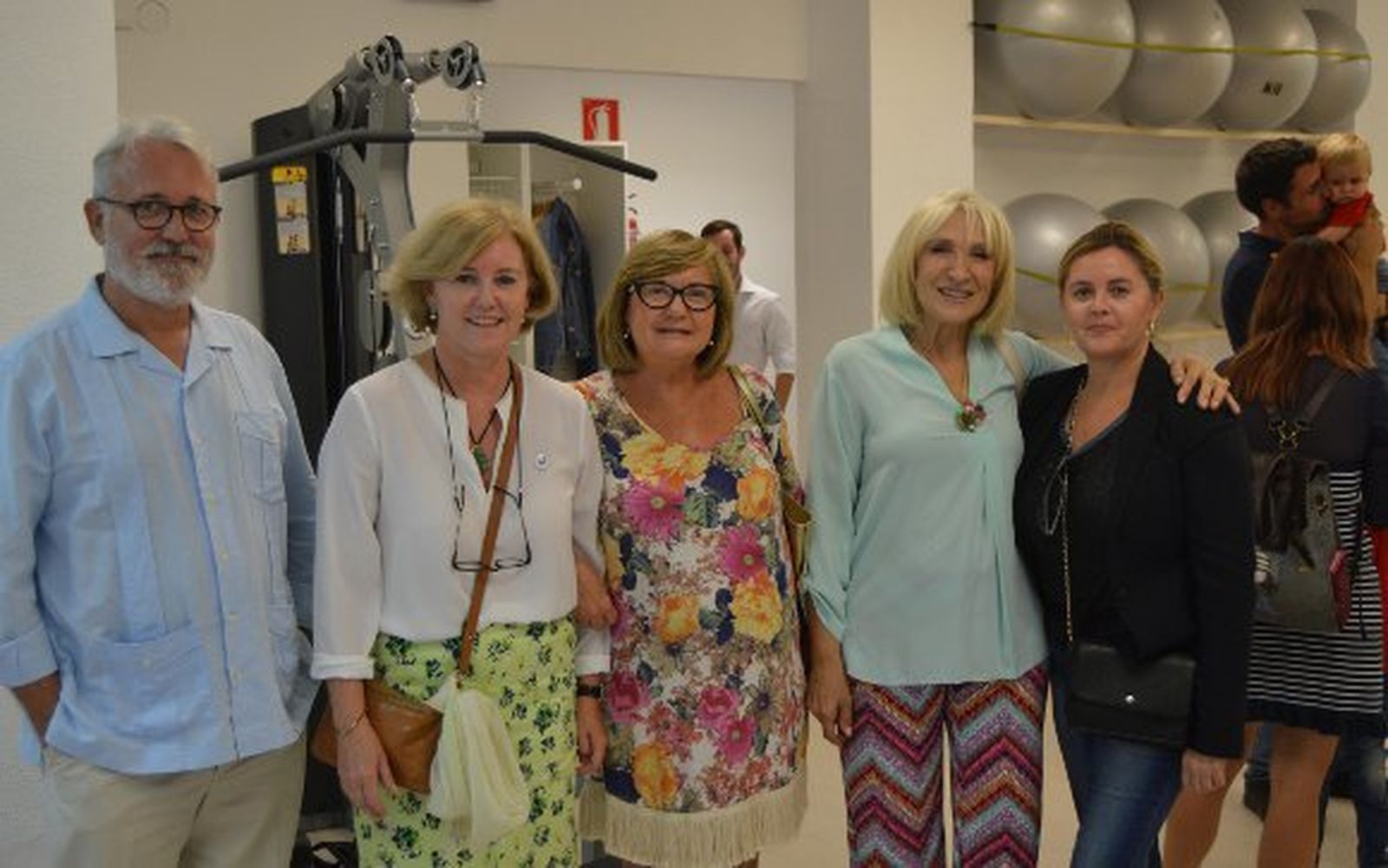 Los hermanos Pepe y Coral Bejerano, Paqui López, Susi Cigüela y Coral Bejerano.  Foto: Ignacio Casas de Ciria