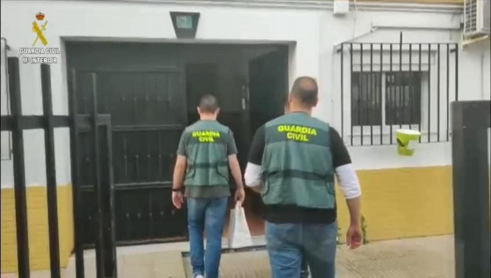 Actuación de la Guardia Civil.