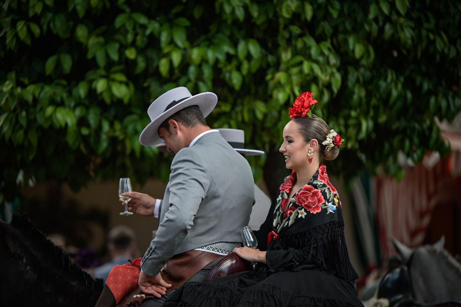 Ambiente de feria en el Real