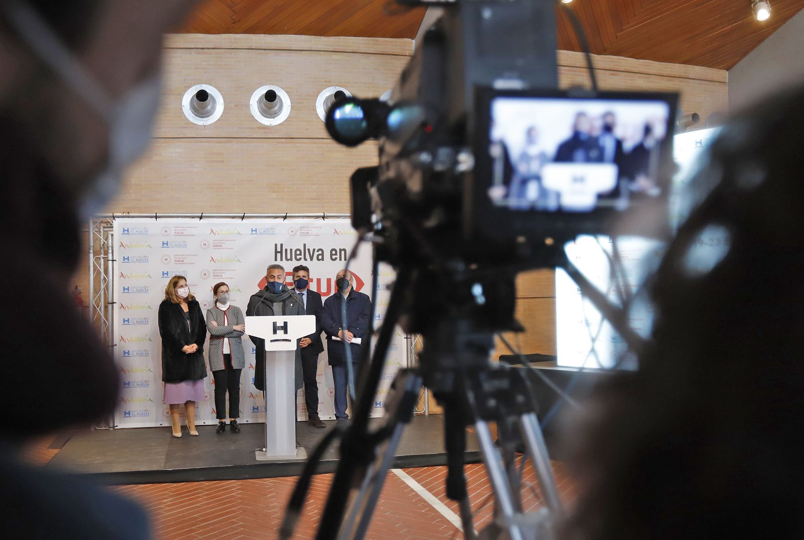 Imágenes de la presentación "Huelva en Fitur" en el foro Iberoamericano de la Rábida