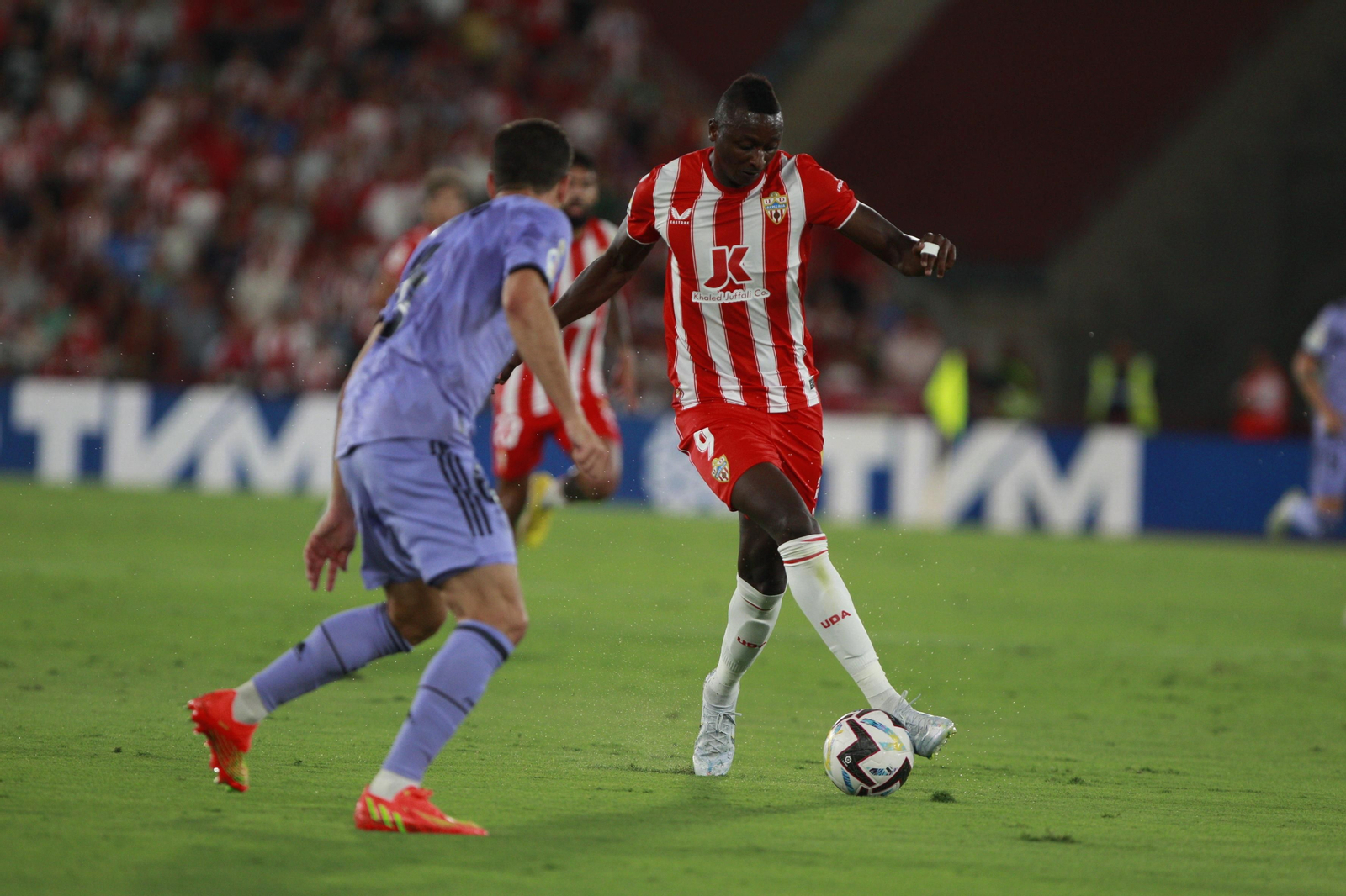 Imágenes del partido U.D. Almería-Real Madrid C.F. de la Liga Santander