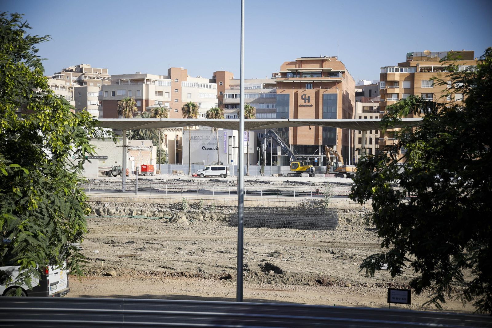 Imágenes del desmantelamiento de la estación intermodal