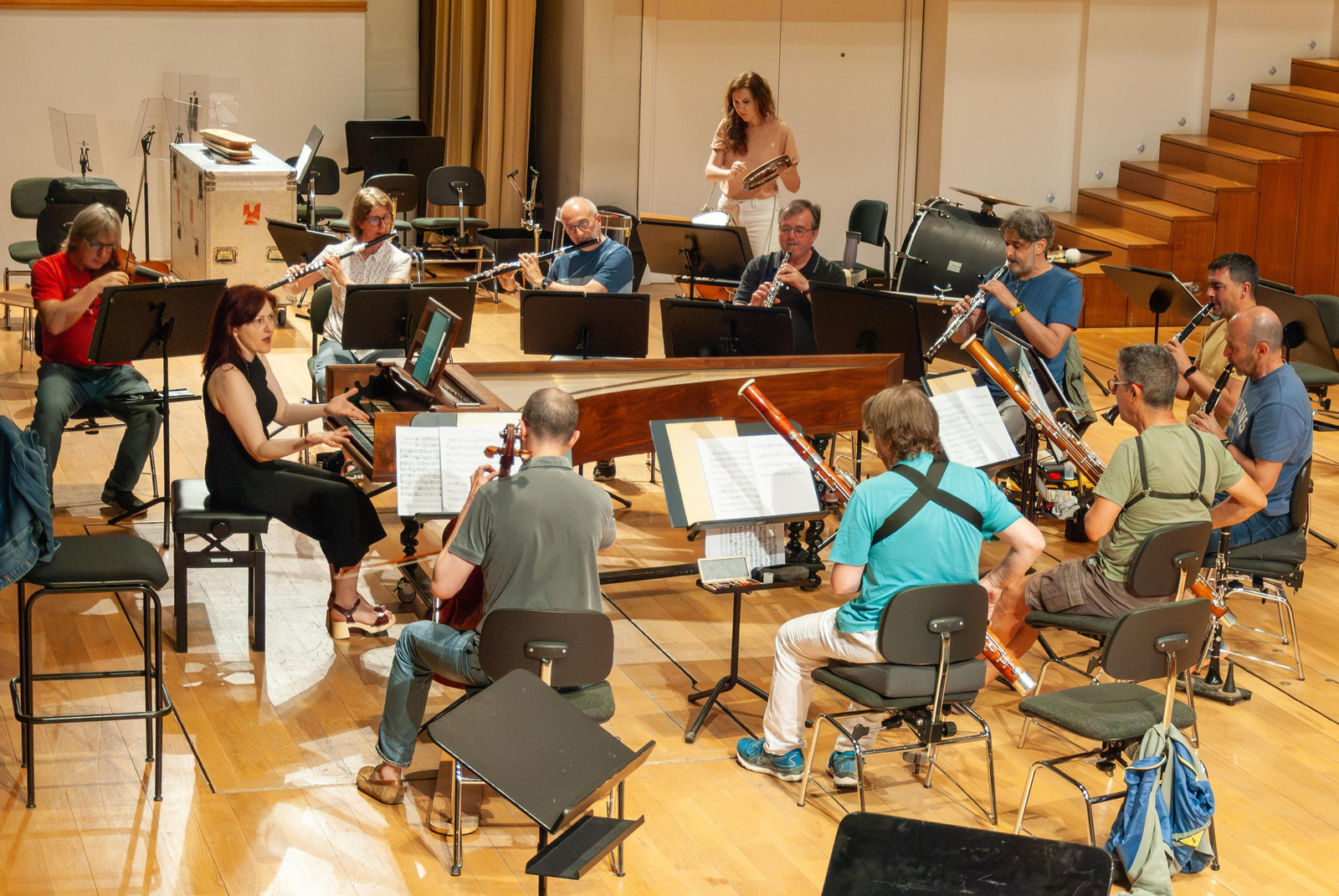 La OCG en uno de sus ensayos.