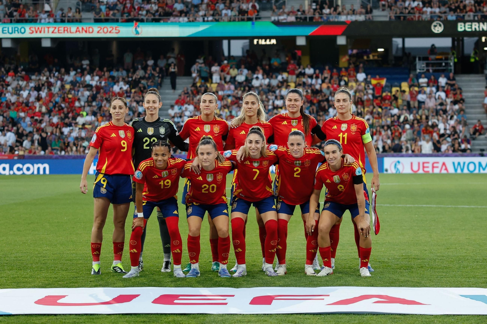 Las fotos del España - Portugal en la Eurocopa femenina