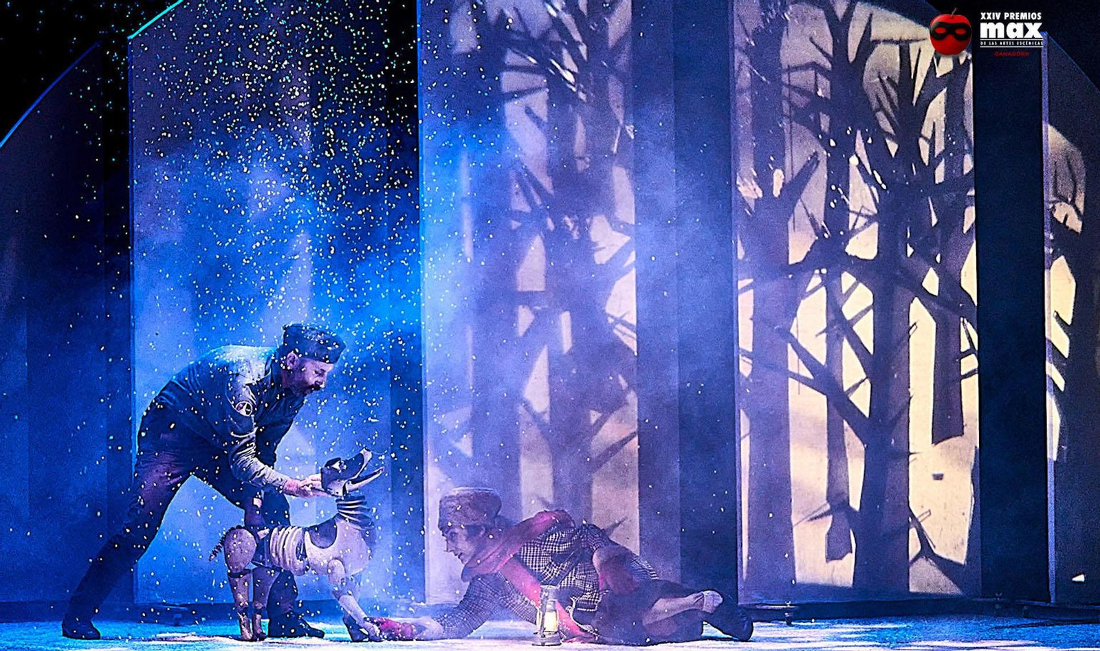 Esta obra, con Premio MAX, es a la vez didáctica y una denuncia a lo que pasó con la perra espacial.