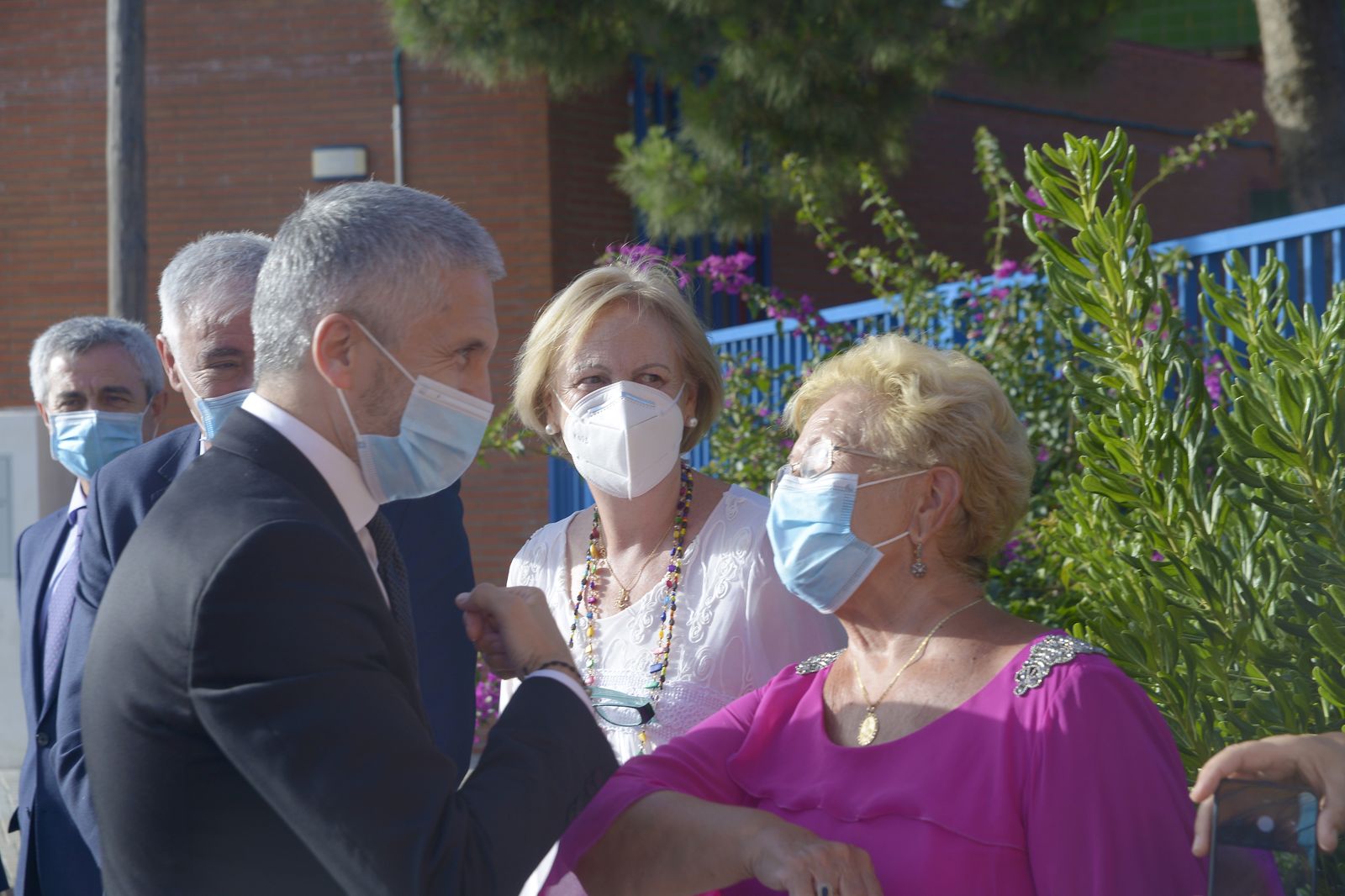 Fotos de la visita del Ministro del Interior a La Linea