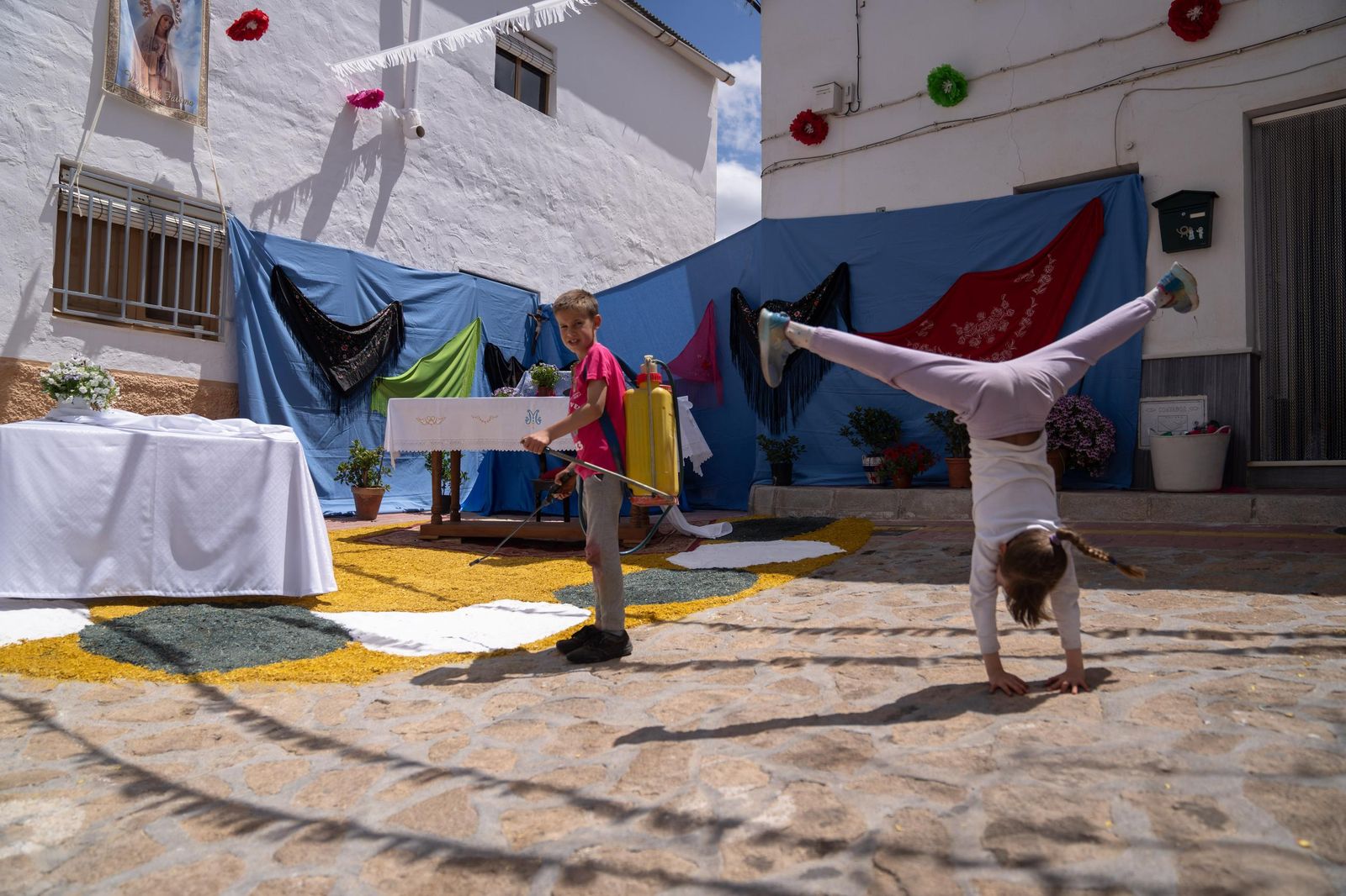 Festividad por la Virgen de Fátima en Tíjola, en imágenes