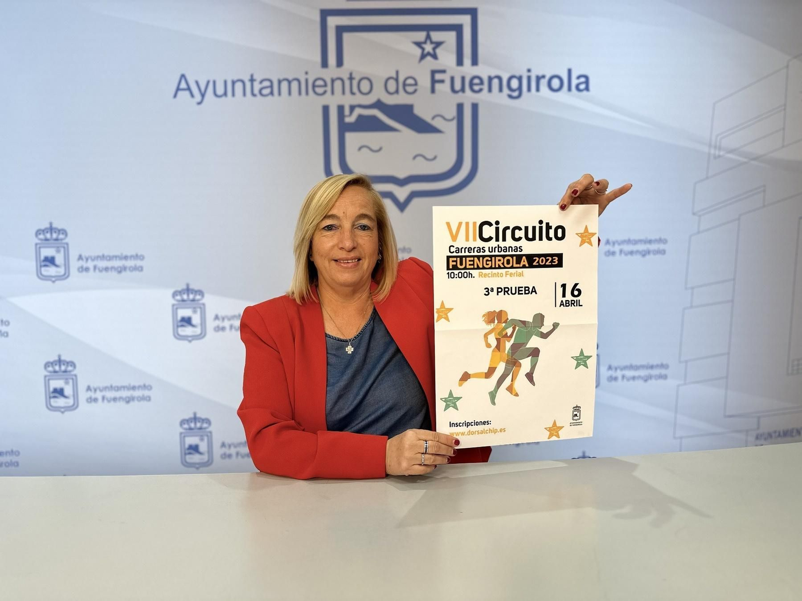 La concejala de Deportes, María Hernández. La concejala de Deportes, María Hernández.
