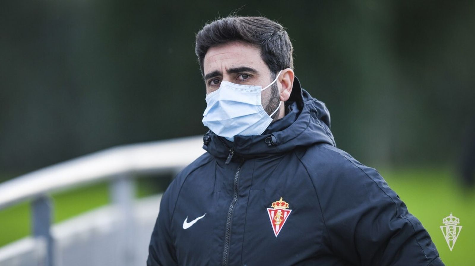 David Gallego, entrenador del Sporting.