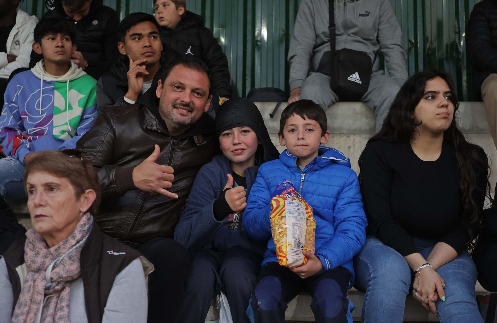 Búscate durante el España - Italia sub-17 celebrado en Los Barrios