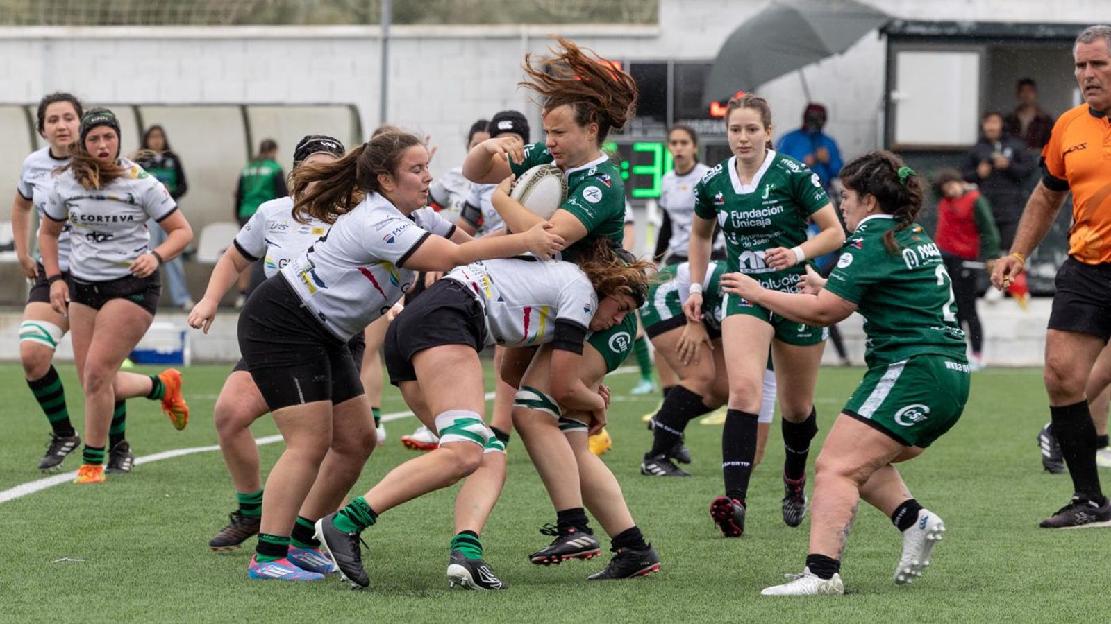 La alegría por el título de campeonas de Jaén Rugby femenino, en imágenes