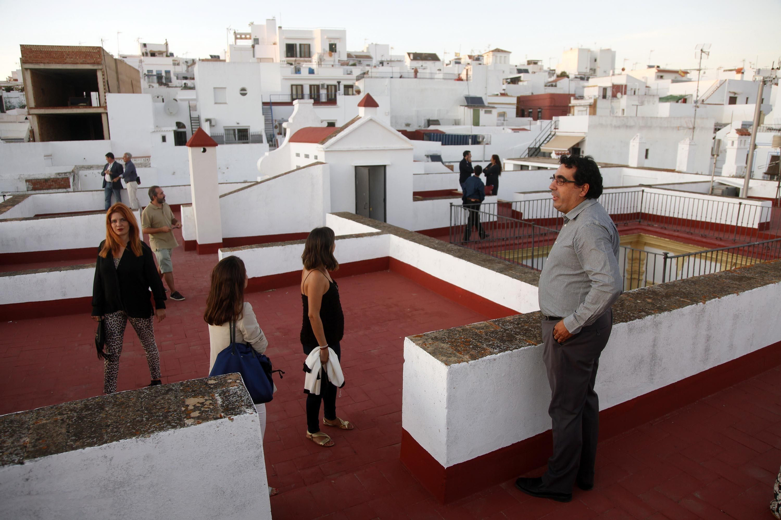 Imágenes de la visita a la Casa Grande de Ayamonte en la Semana Internacional de la Arquitectura