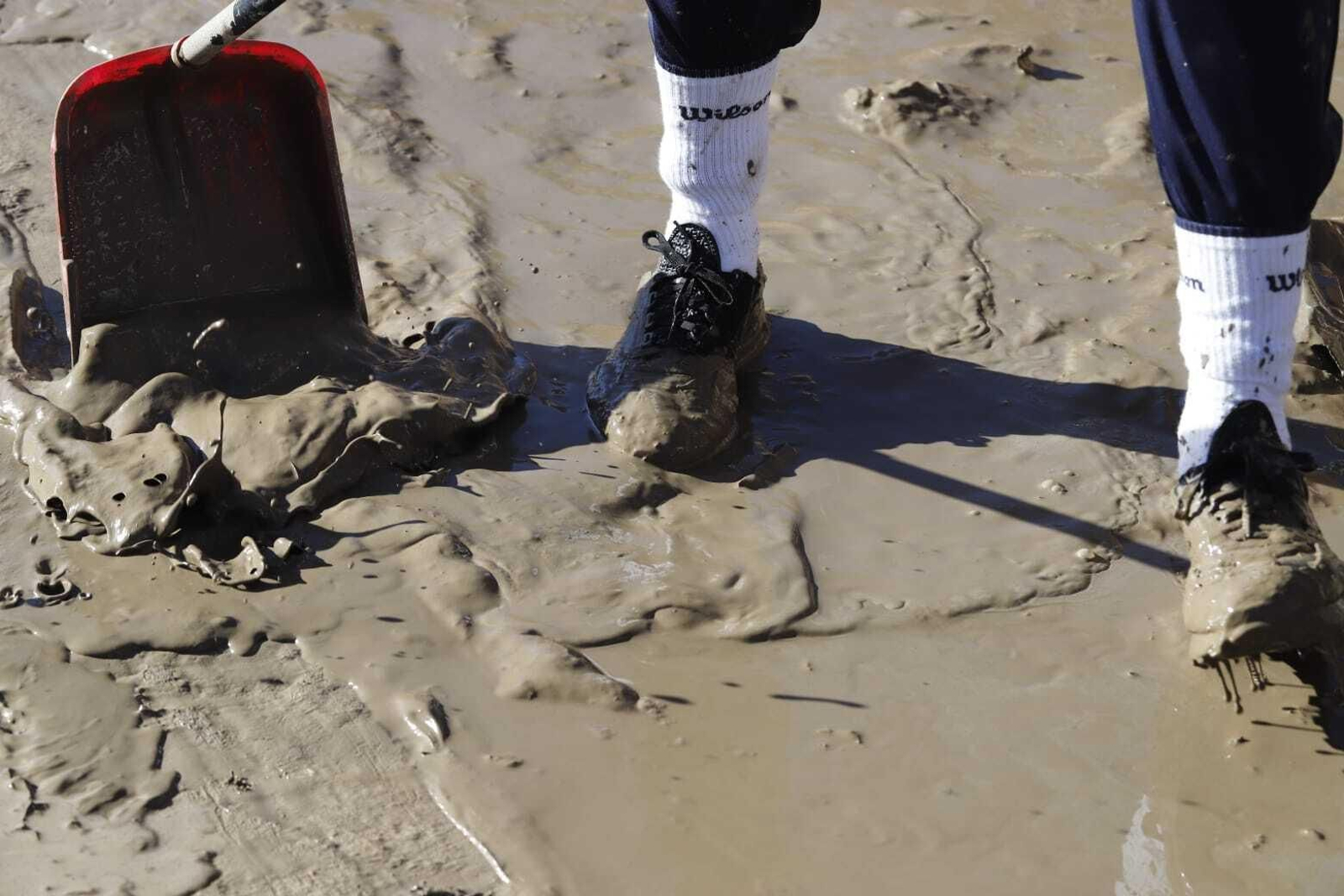 Las imágenes de las grandes inundaciones en Los Palmares entre San Juan y Trigueros
