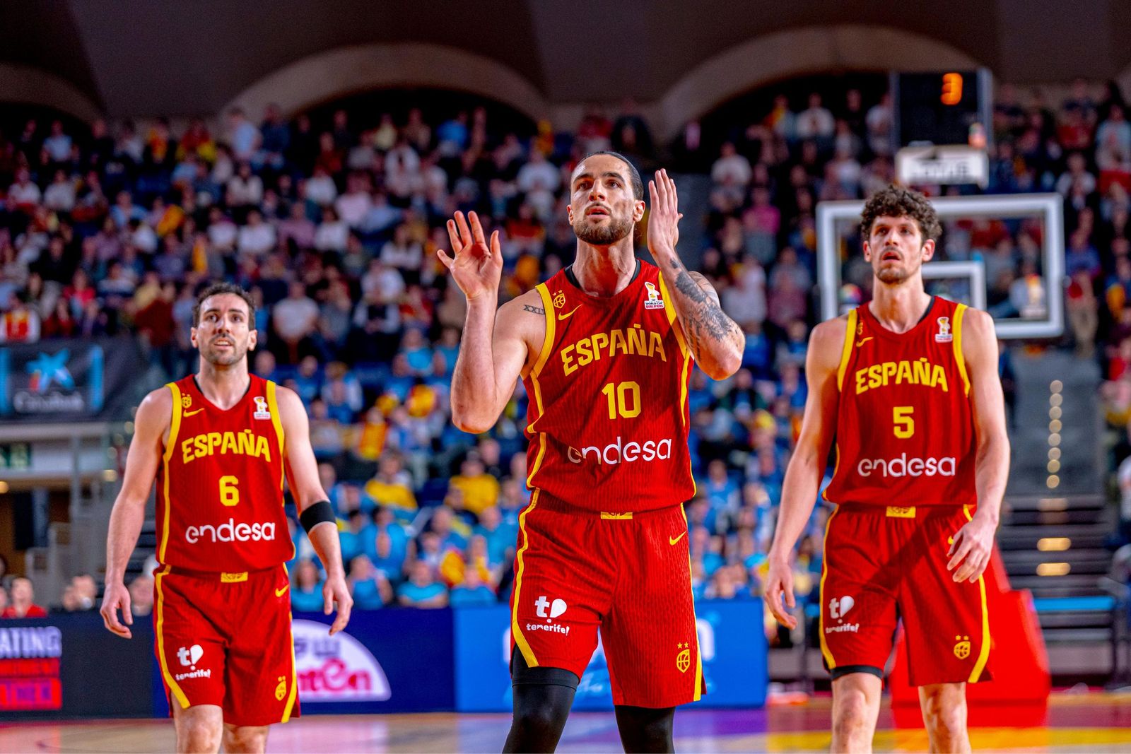 Las mejores fotos del España-Ucrania de baloncesto