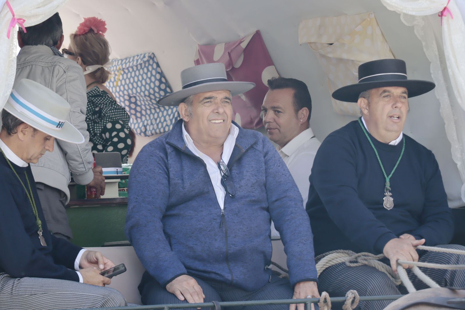 Imágenes de los carros de la Hermandad del Rocío de Huelva