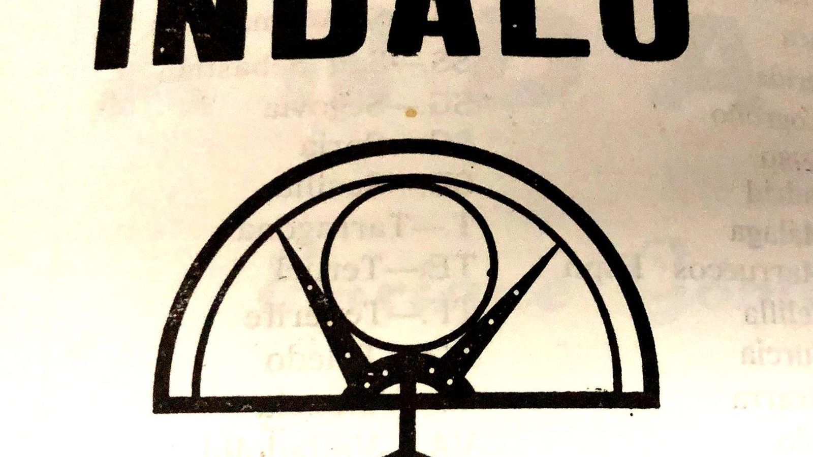 Publicidad de Autoescuela Indalo, de 1979