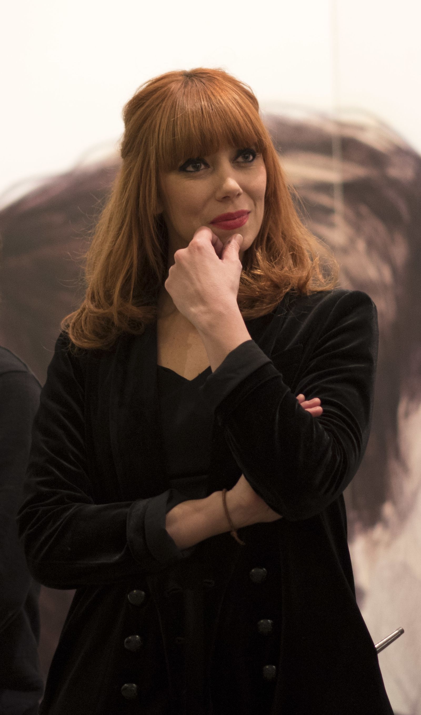 Paula Bonet inaugura su exposición sobre Truffaut en Granada