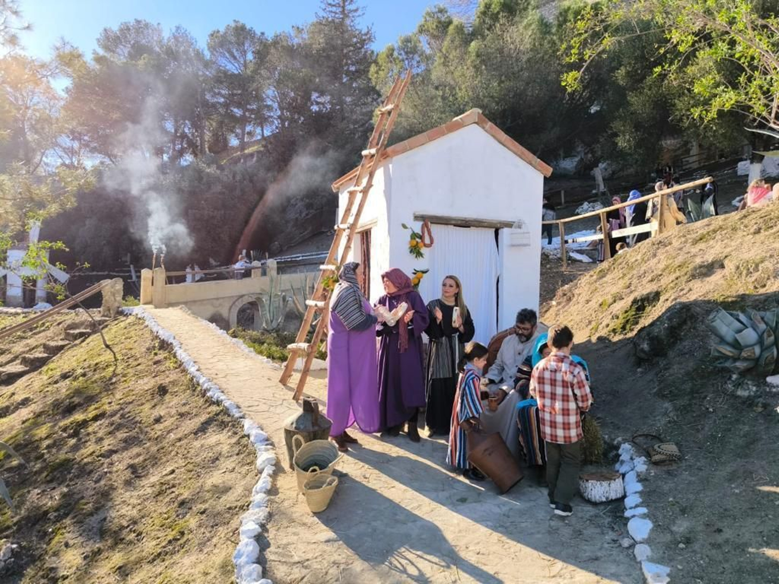 Las imágenes del belén viviente de Espera