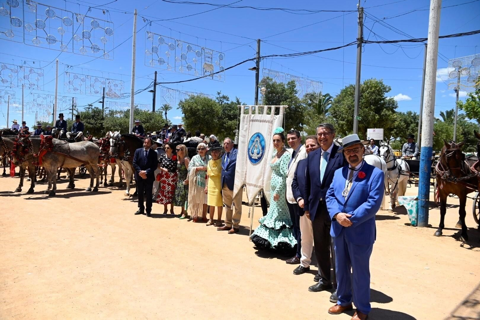 La exhibición de carruajes de caballos en la Feria de Córdoba, en imágenes