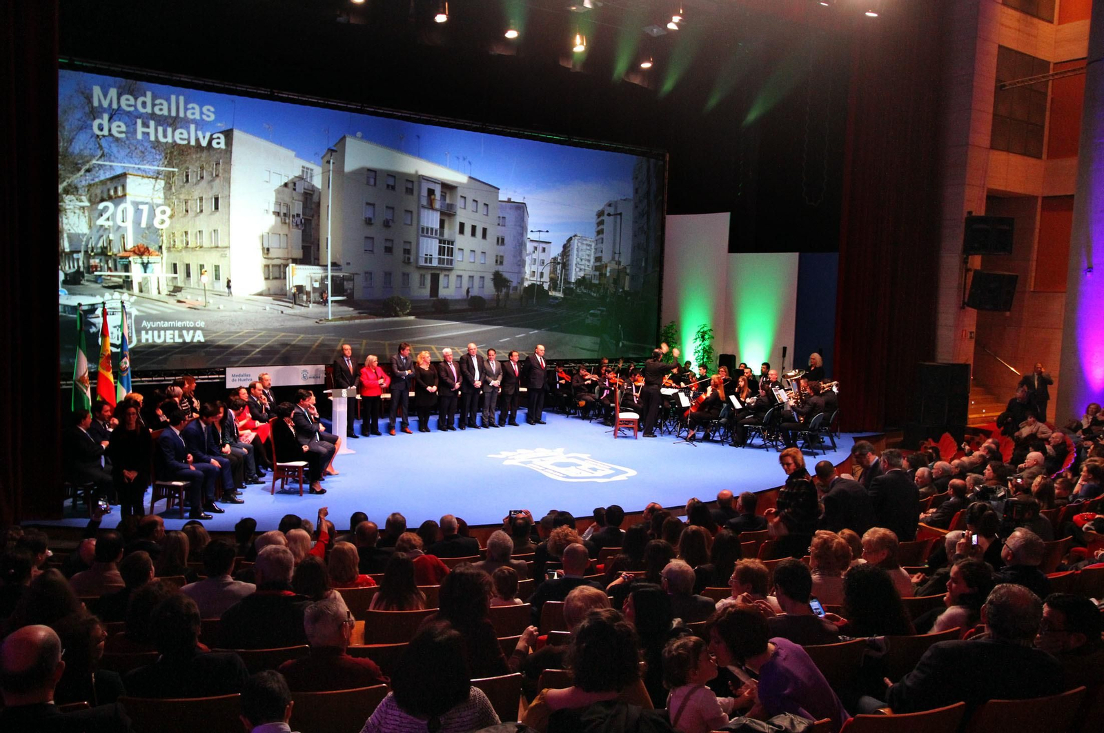 Imágenes de la entrega de las Medallas de Huelva 2018.