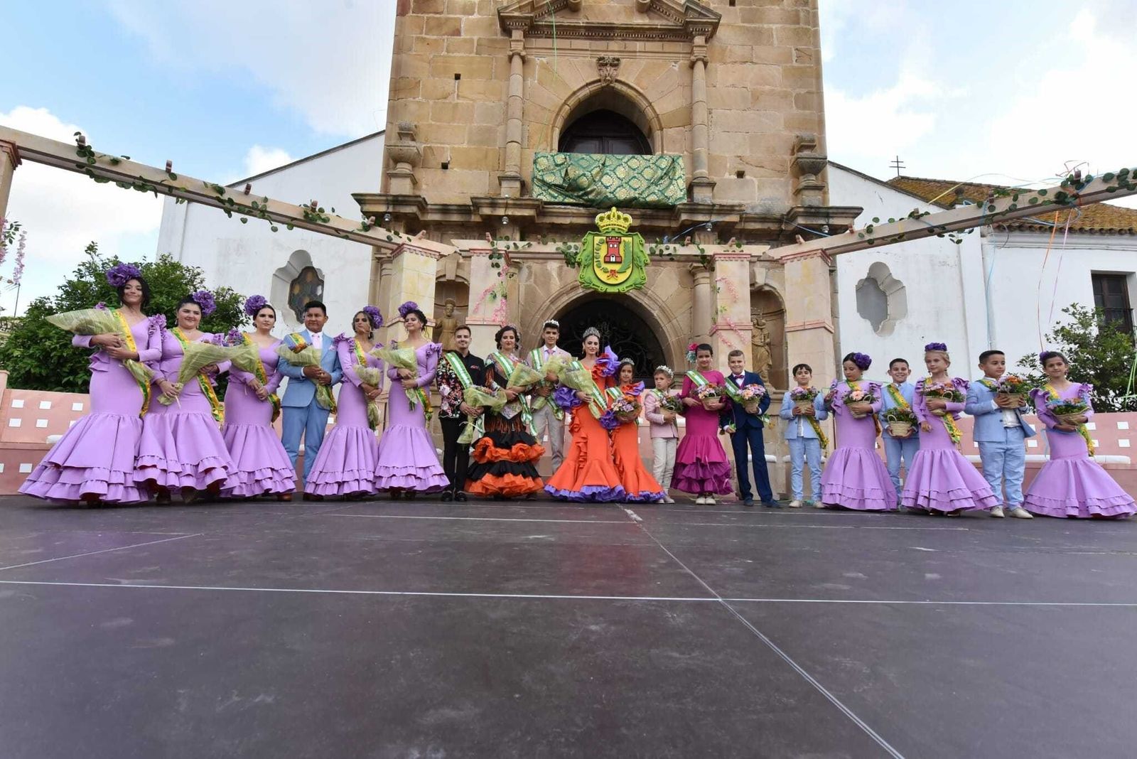 Reinas y damas de la feria de San Isidro 2022.
