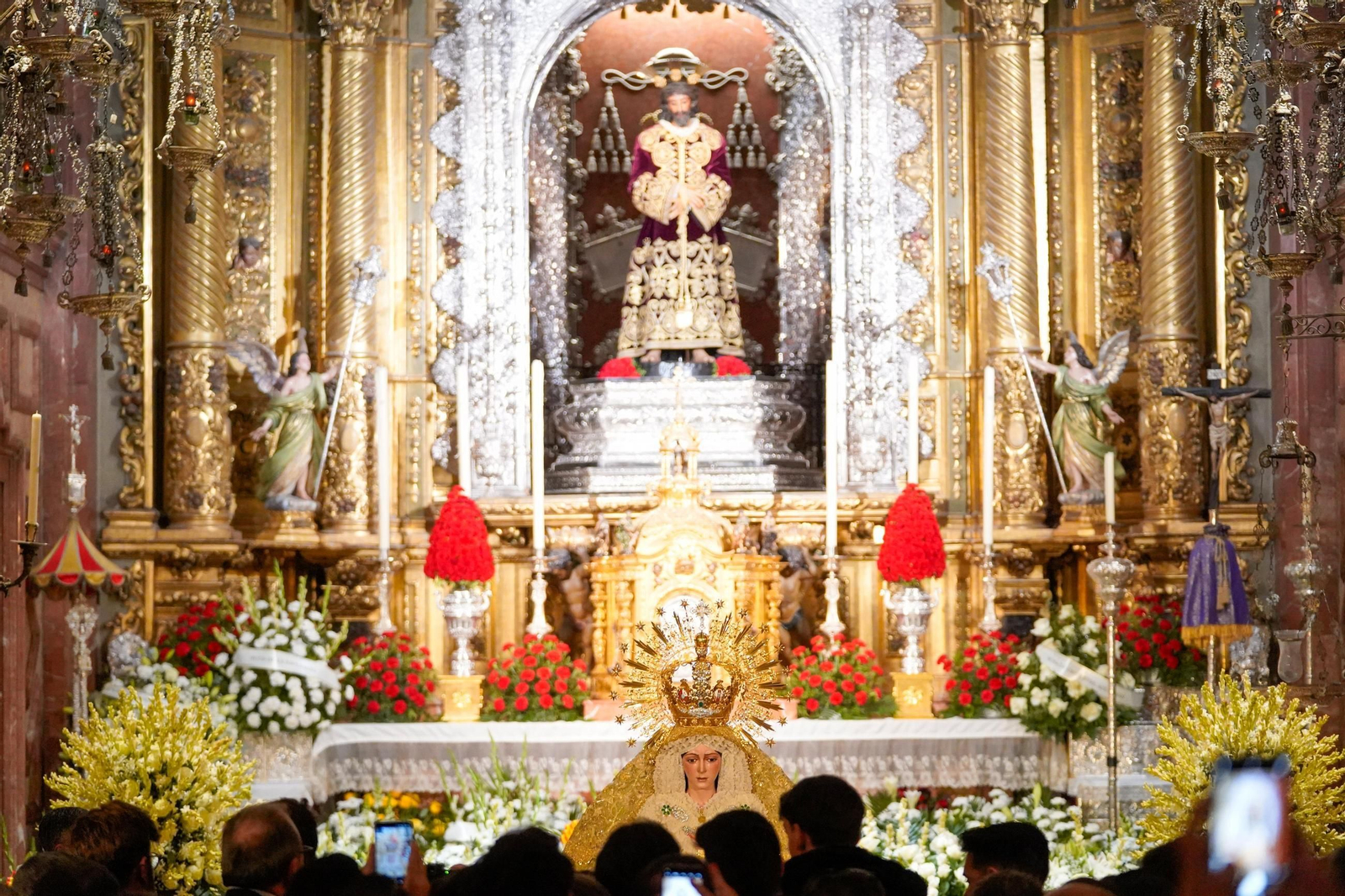 El reencuentro con la Macarena durante la tarde del 8 de diciembre