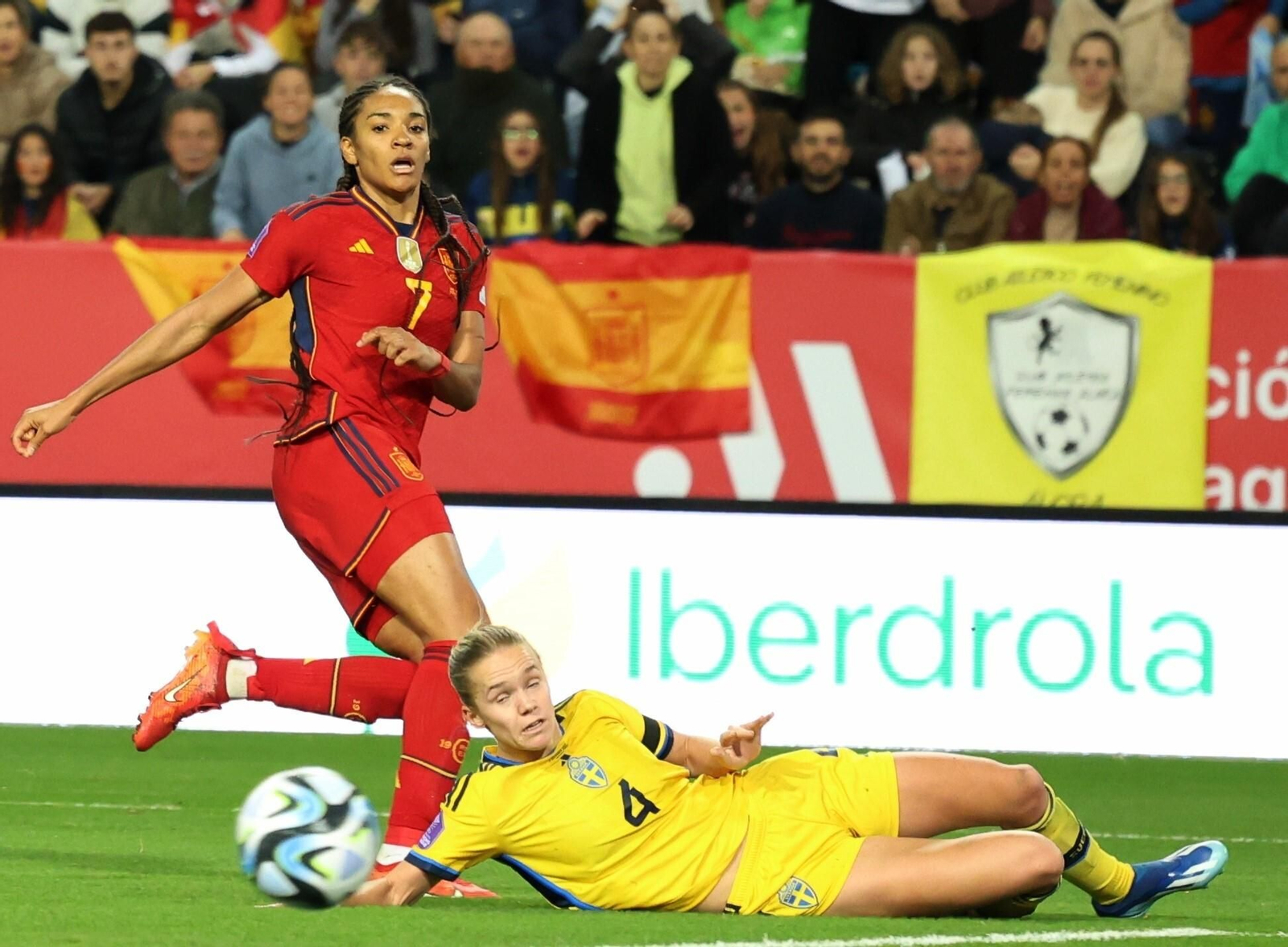 España-Suecia, en fotos