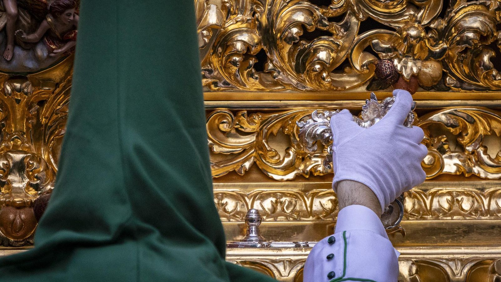 En imágenes, El Huerto de San Fernando fue la única hermandad del Martes Santo