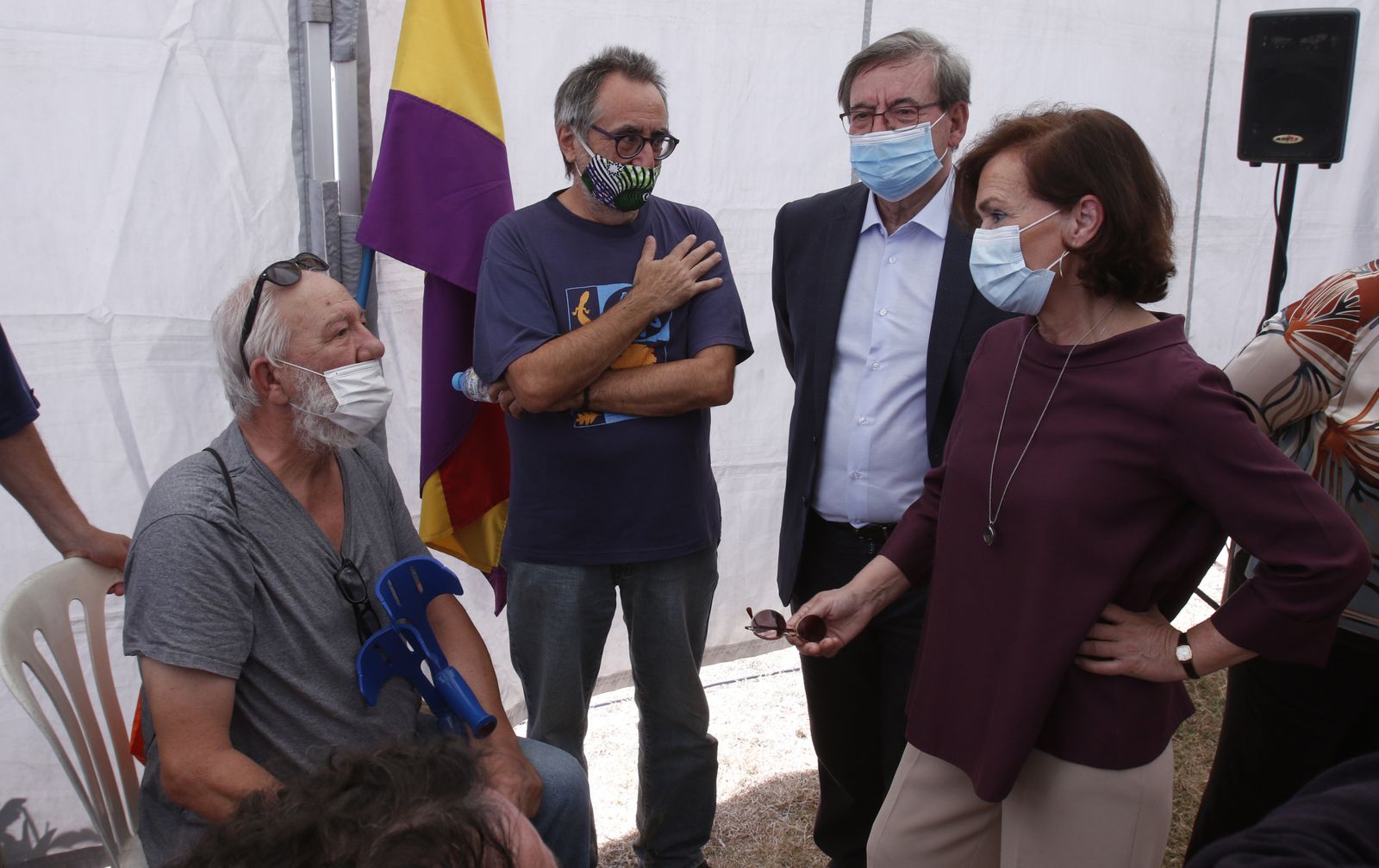 Visita a la fosa de Pico Reja