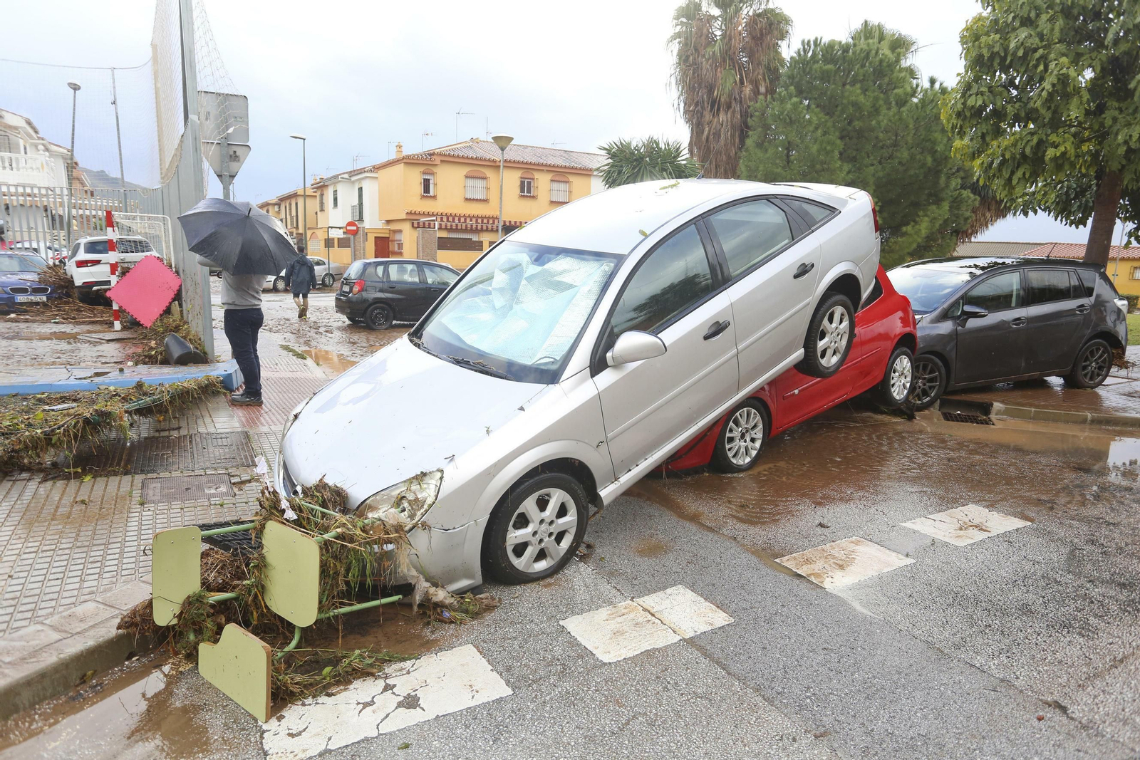 Las fotos de Campanillas inundada por el desbordamiento del río