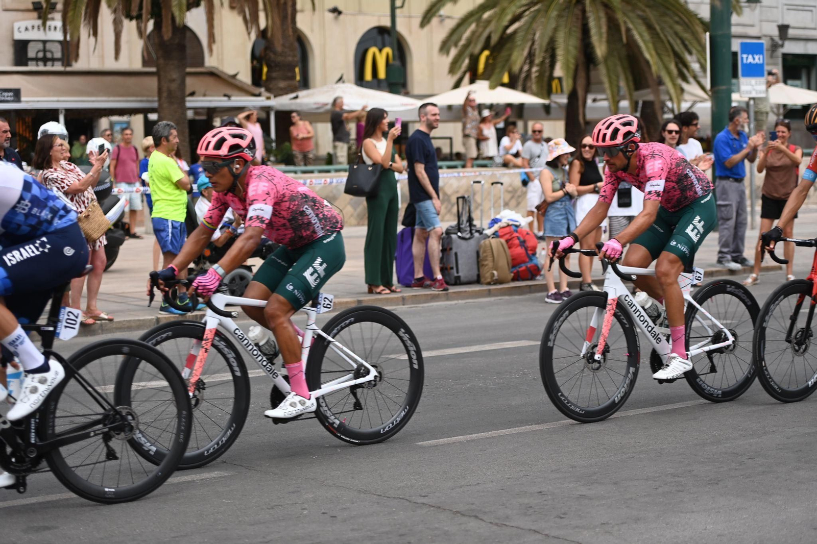 Las fotos de la Vuelta a España al paso por Málaga capital