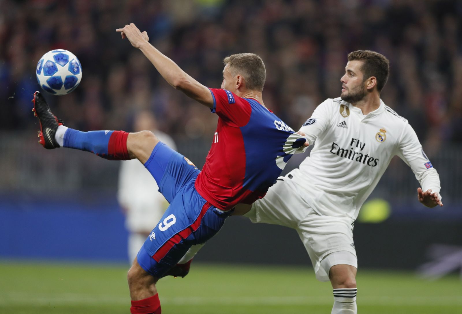 El CSKA de Moscú-Real Madrid, en imágenes