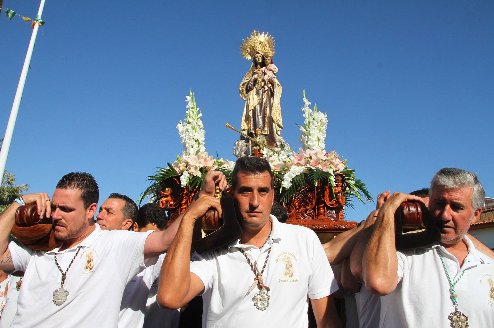 Procesión de la Virgen del Carmen en Punta Umbría