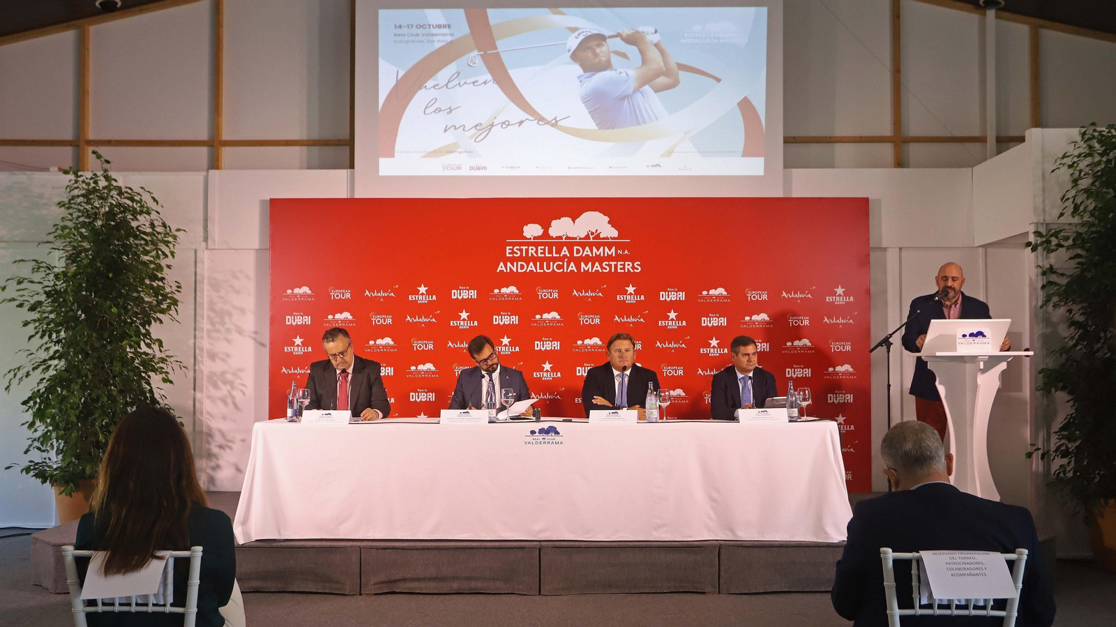 Fotos de la presentación del Andalucía Masters en Valderrama
