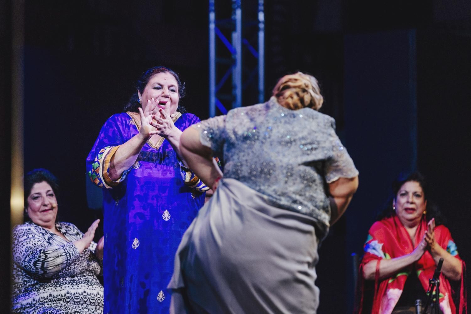 Uno de los momentos del espectáculo 'Lebrija, luna nueva'