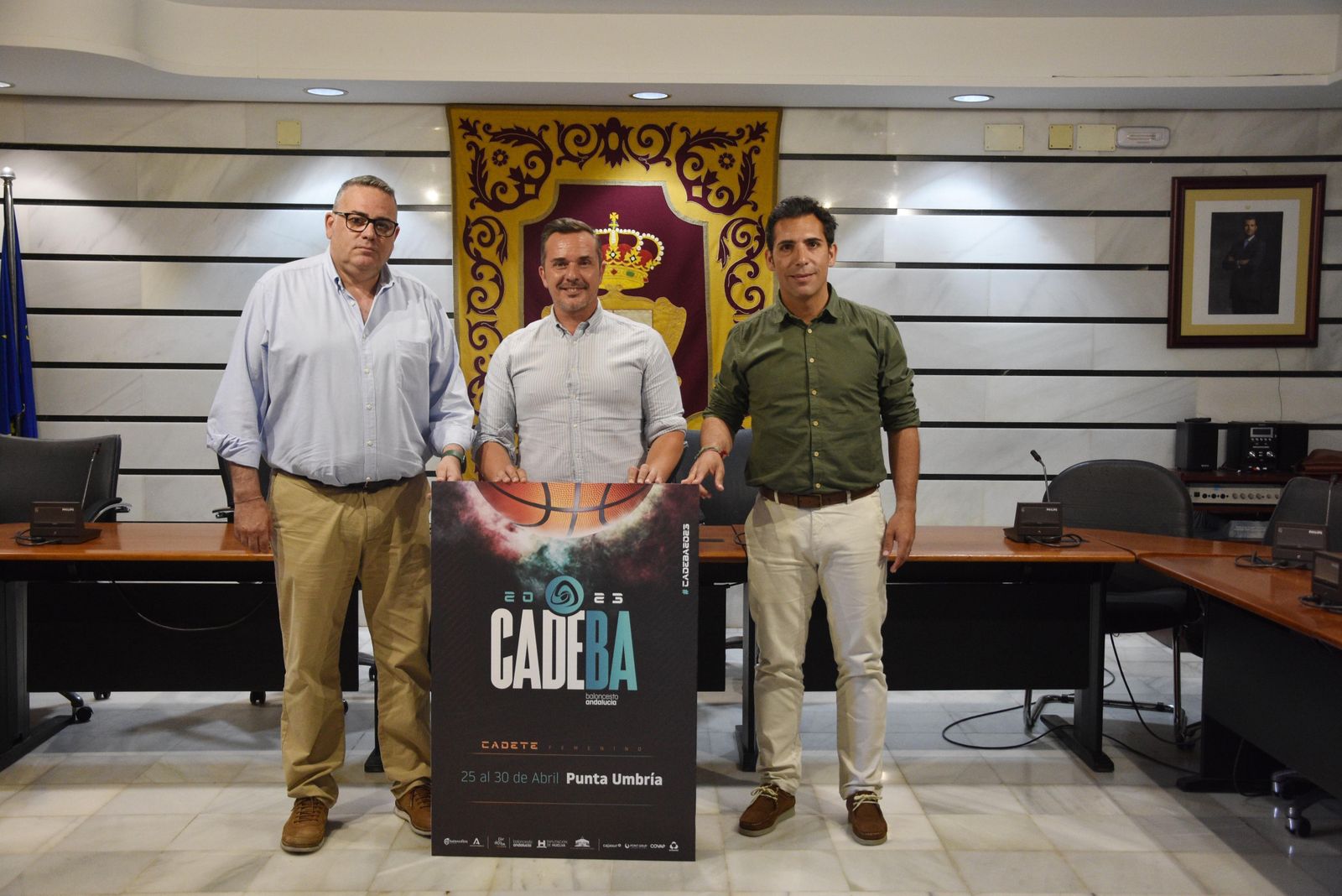 Presentación del Campeonato de Andalucía de baloncesto.
