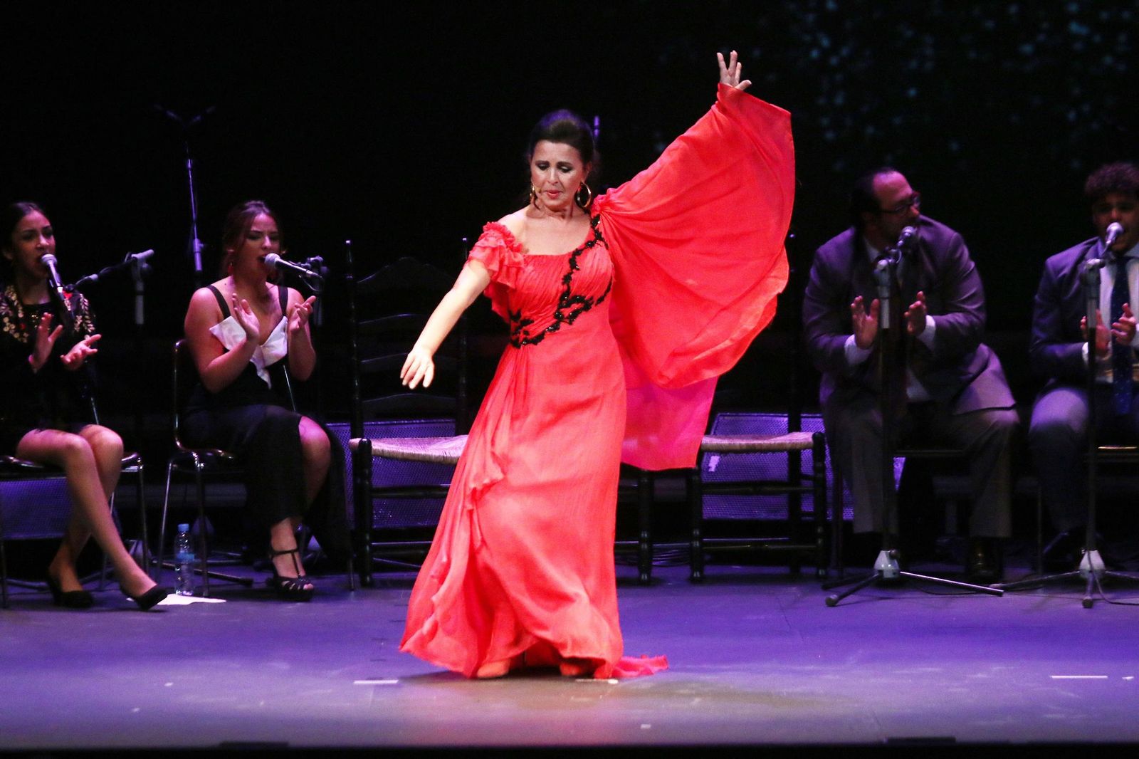 María José Santiago, en un espectáculo reciente