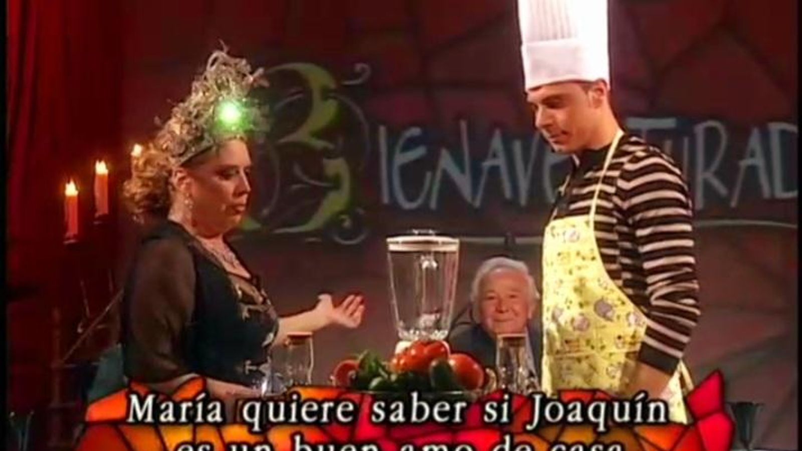 Joaquín prepara un gazpacho con María Jiménez en 'Bienaventurados'