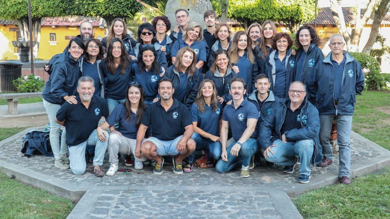 Grupo de sanitarios que se trasladó en septiembre a Guatemala.