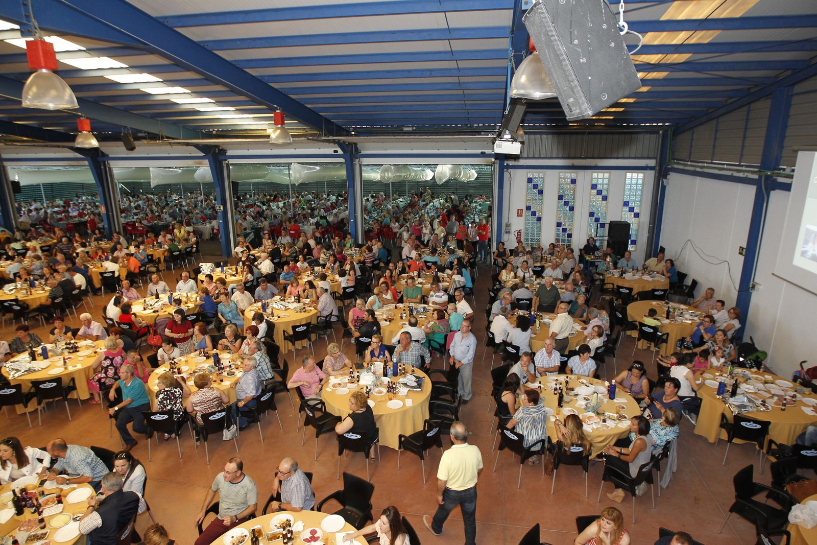 Comida y convivencia en 2016. La pandemia interrumpió las últimas ediciones.