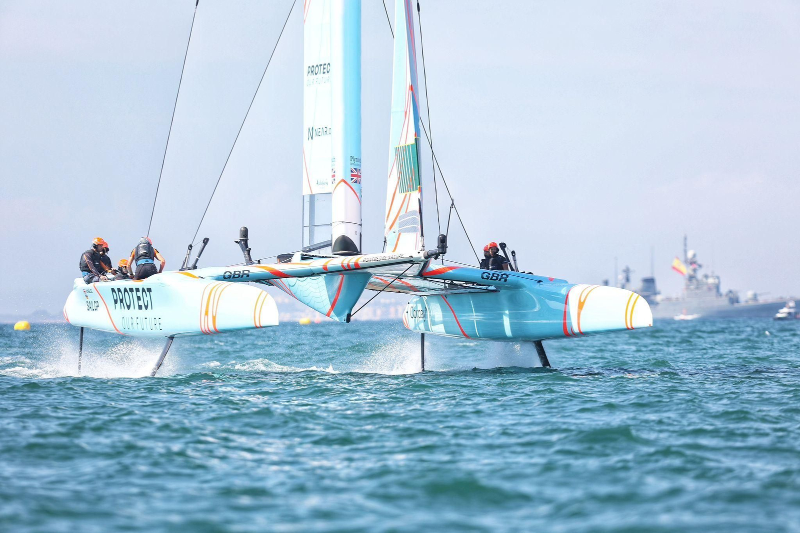 Sail GP Cádiz: El primer entrenamiento ya deja imágenes espectaculares