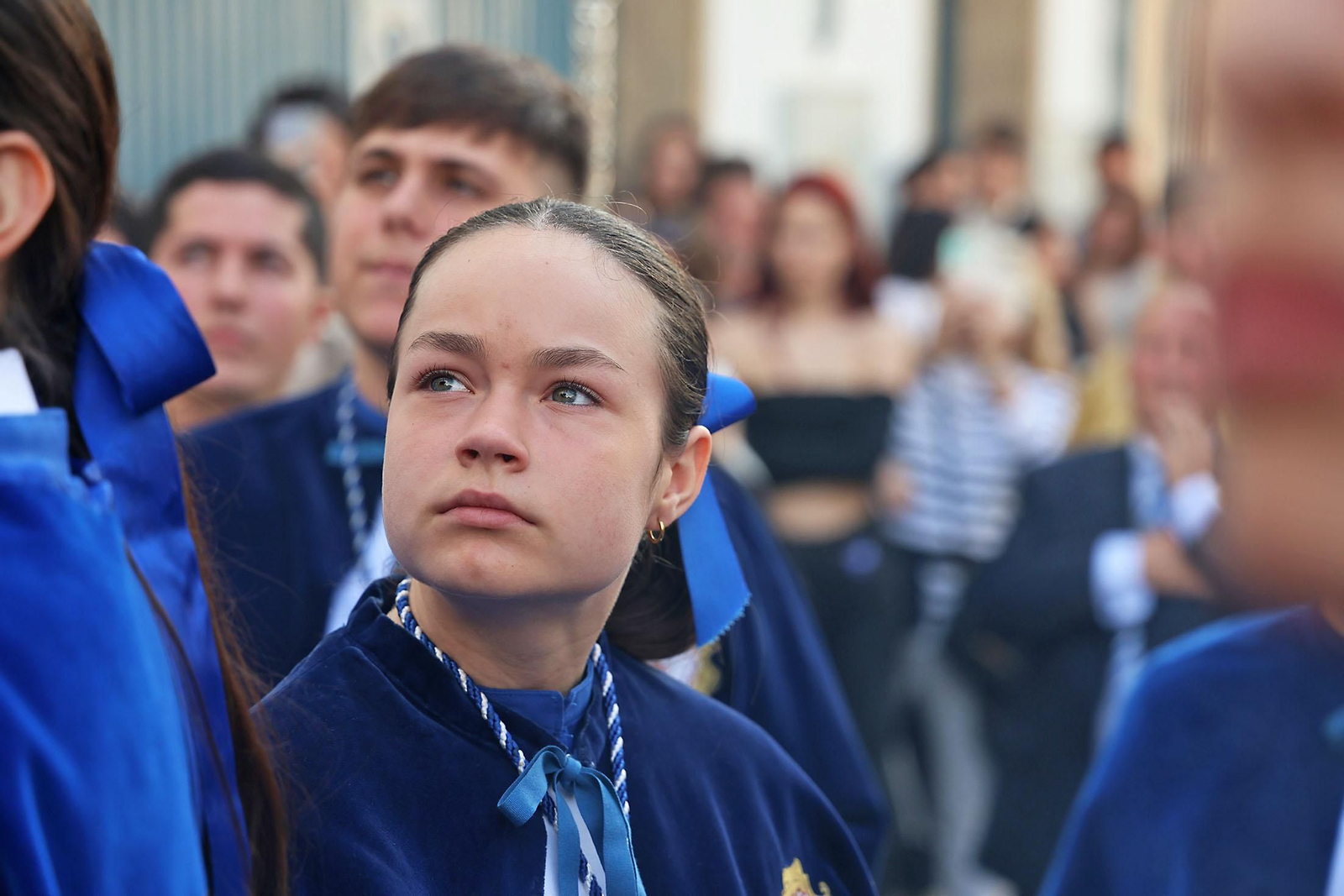 Imágenes de la VIrgen de Los Dolores por su barrio de las Colonias