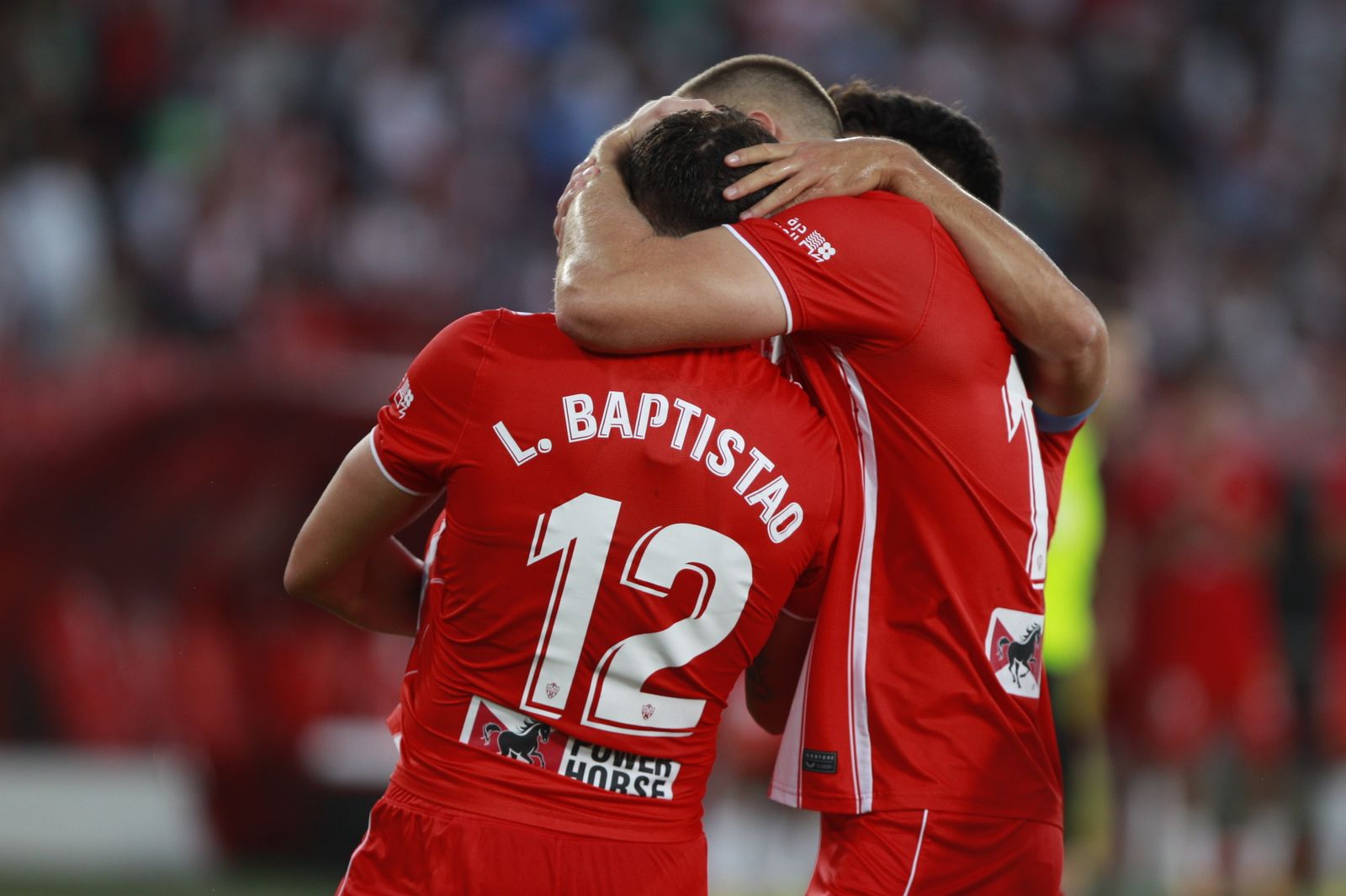 Imágenes del partido de fútbol U.D. Almería-Girona F.C.