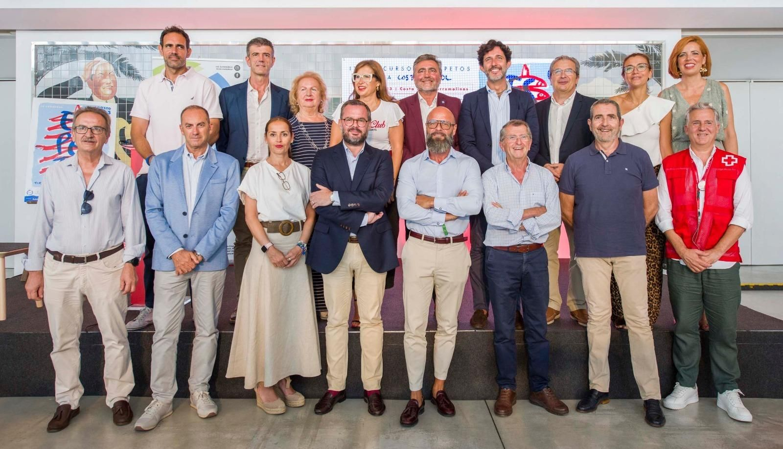 La presentación del jurado del Concurso de espetos de Torremolinos.