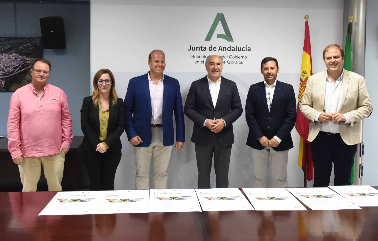Juan Manuel Fornell, Estrella Blanco, Óscar Curtido, José Ignacio Landaluce, Javier Rodríguez Ros y Javier Vázquez