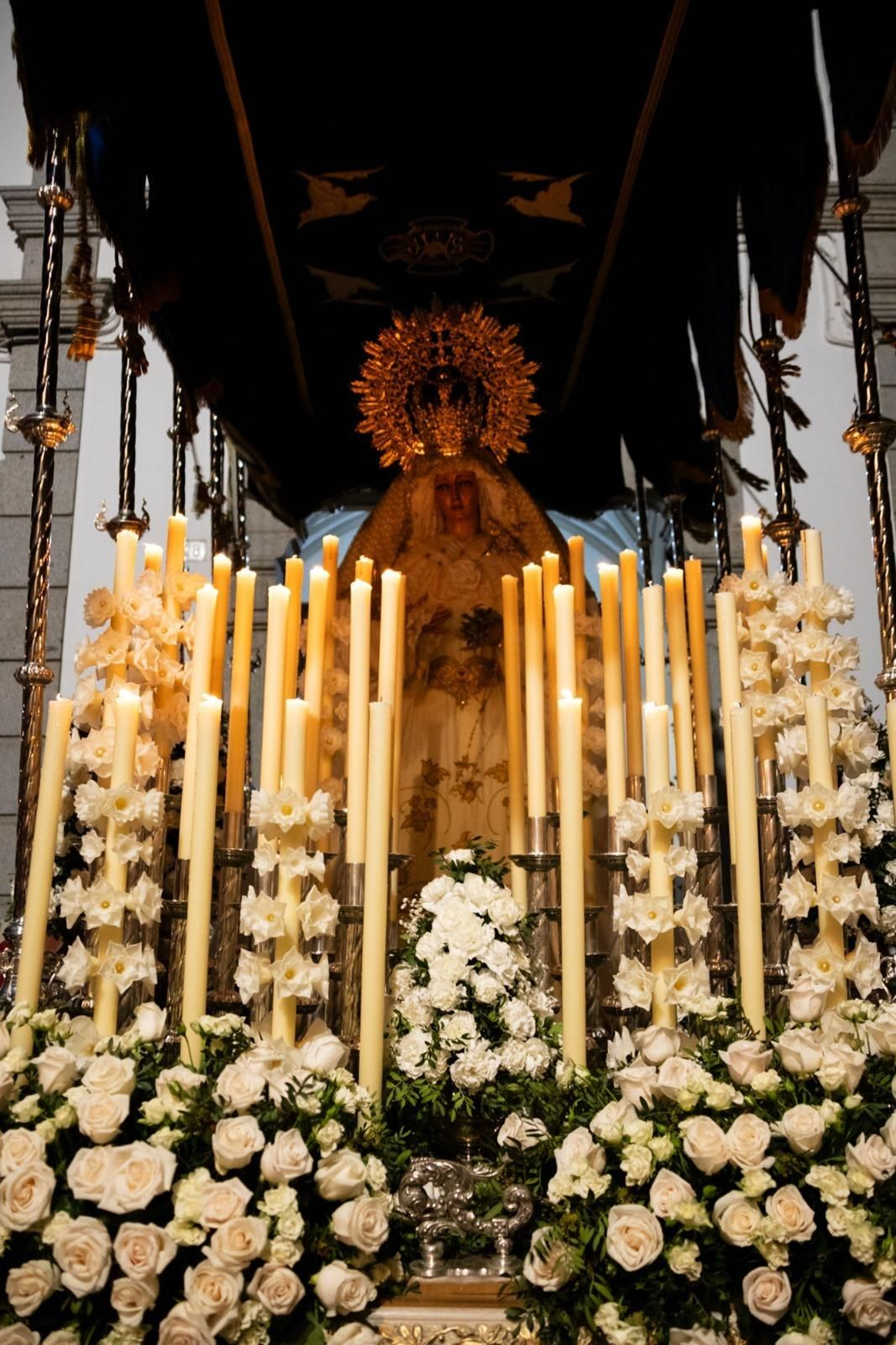 Lunes Santo en Villanueva de Córdoba: Las fotografías del Cautivo y la Virgen de la Paz