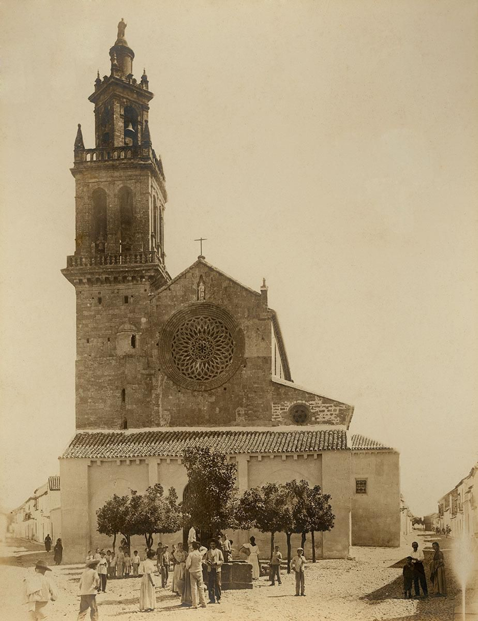 Barrio e iglesia de San Lorenzo. Tomás Molina, 1892.