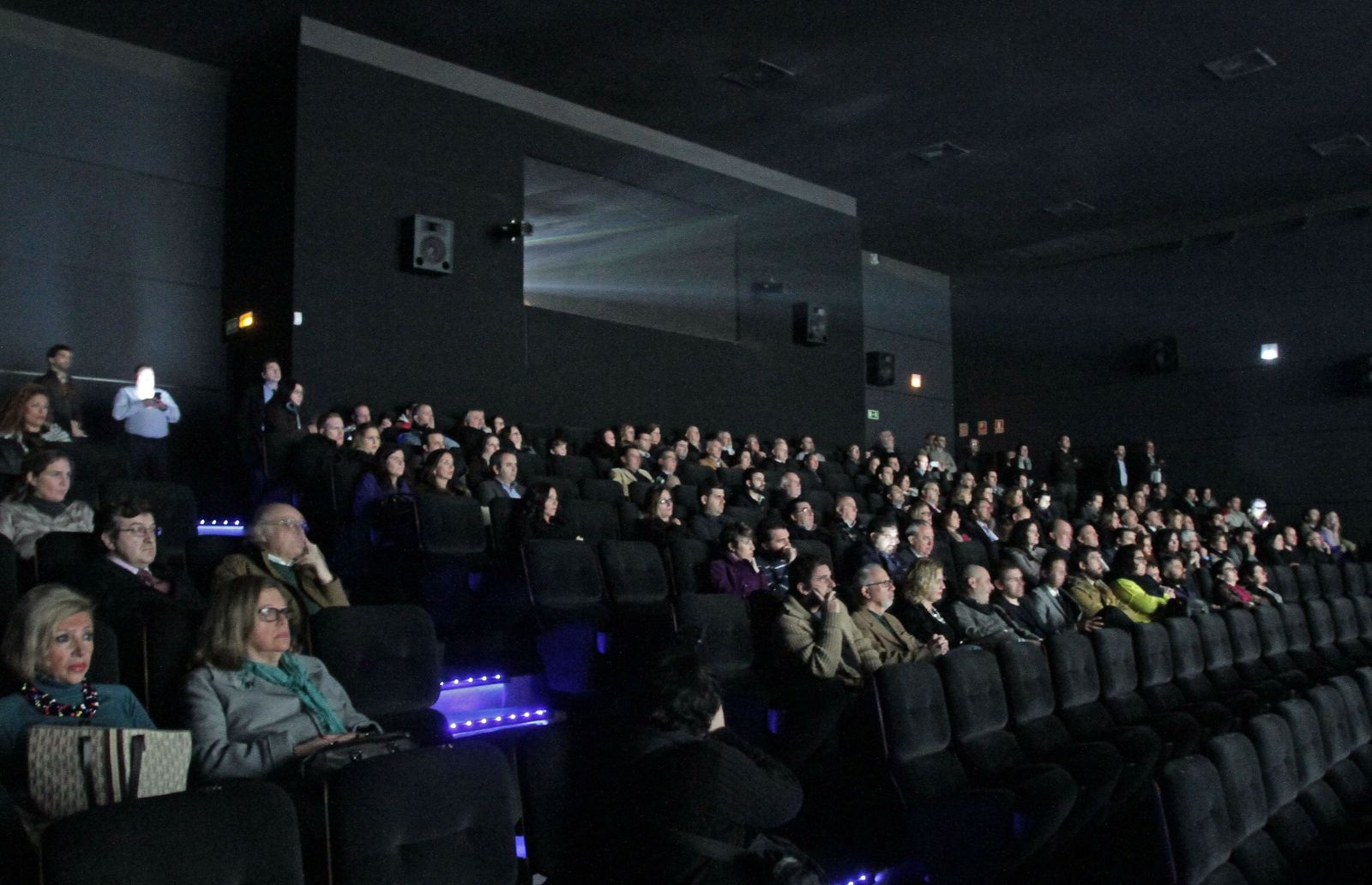 Sala de cine del Odeón Bahía Plaza.