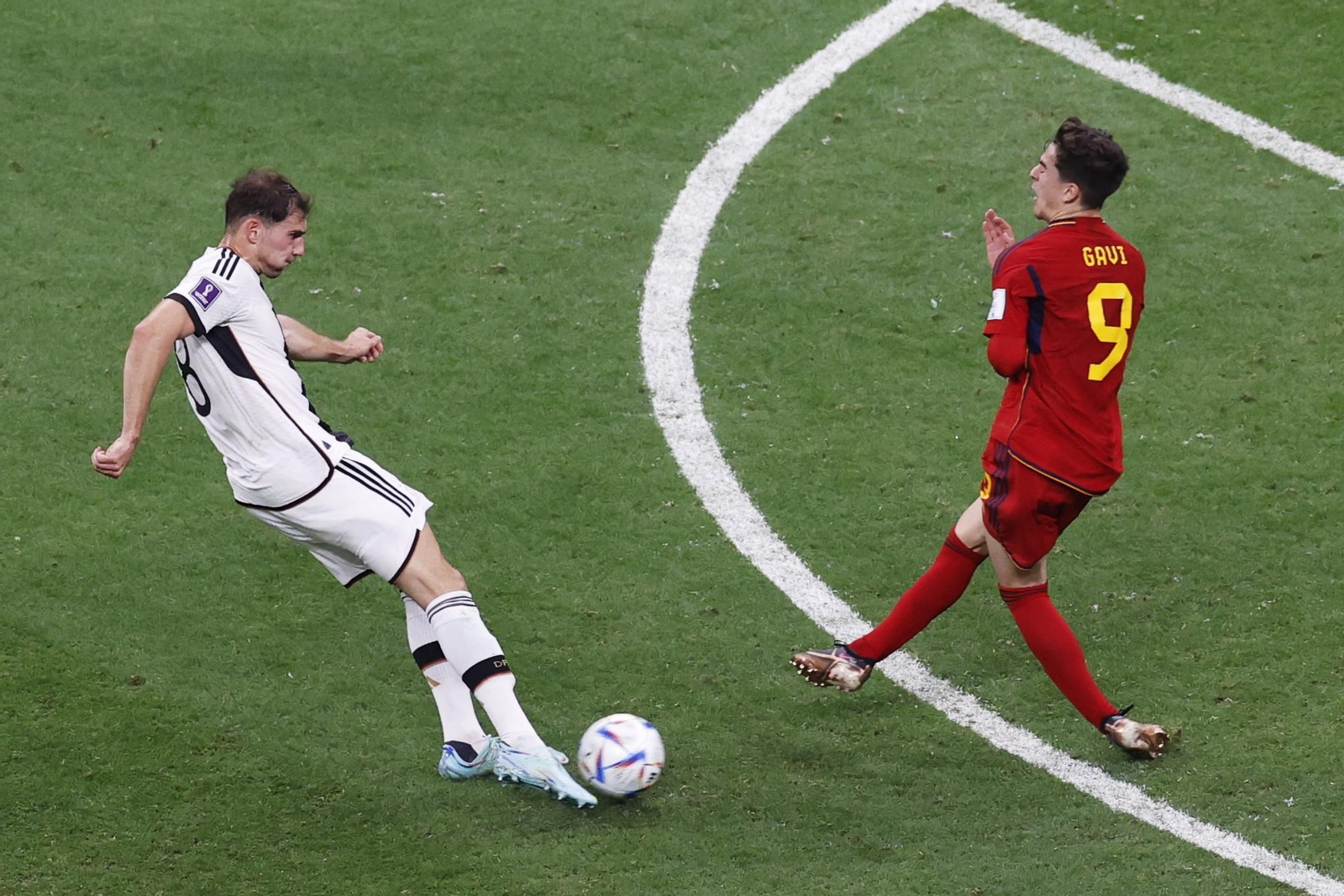 Las fotos del España-Alemania del Mundial de Qatar